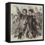 The War, Singing the Marseillaise in Paris-null-Framed Stretched Canvas