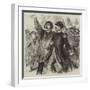 The War, Singing the Marseillaise in Paris-null-Framed Giclee Print