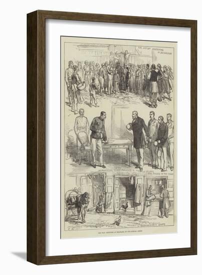 The War, Sketches at Belgrade-Charles Robinson-Framed Giclee Print