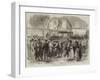 The War, Soldiers Leaving Paris-Jules Pelcoq-Framed Giclee Print