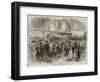 The War, Soldiers Leaving Paris-Jules Pelcoq-Framed Giclee Print