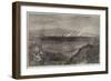 The War, Strasbourg Bombarded, a Sketch from the Baden Mountains-null-Framed Giclee Print