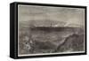 The War, Strasbourg Bombarded, a Sketch from the Baden Mountains-null-Framed Stretched Canvas