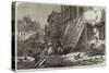 The War, Streets of Strasbourg During the Siege-null-Stretched Canvas