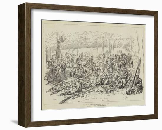 The War, the Field Hospital at Greovatz-null-Framed Giclee Print