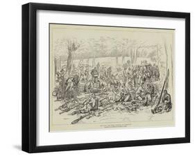 The War, the Field Hospital at Greovatz-null-Framed Giclee Print