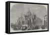 The War, the Milanese Welcoming the French and Sardinians, East End of Milan Cathedral-null-Framed Stretched Canvas