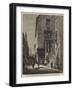 The War, the Rathhaus at Gorlitz, Silesia, Head-Quarters of the 1st Prussian Army Corps-null-Framed Giclee Print