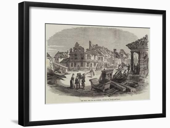 The War, the Rue De Saverne, Strasbourg, after the Siege-null-Framed Giclee Print