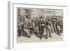 The War, the Rue Royale, Tours-Frederick Barnard-Framed Giclee Print