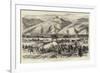 The War, the Shipka Pass, from the Plain; Turkish Camp in the Foreground-Charles Robinson-Framed Premium Giclee Print