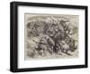 The War, the Turcos and their Mode of Fighting-Edmond Morin-Framed Giclee Print