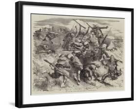 The War, the Turcos and their Mode of Fighting-Edmond Morin-Framed Giclee Print