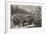 The War, Troops of the Regular Army Encamped in the Champs-Elysees, Paris-null-Framed Giclee Print