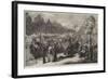 The War, Troops of the Regular Army Encamped in the Champs-Elysees, Paris-null-Framed Giclee Print