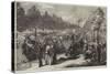 The War, Troops of the Regular Army Encamped in the Champs-Elysees, Paris-null-Stretched Canvas