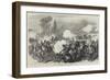 The War, Turkish Artillery at Work at the Battle of Kaceljevo-null-Framed Giclee Print