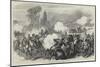 The War, Turkish Artillery at Work at the Battle of Kaceljevo-null-Mounted Giclee Print