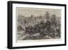 The War, Turks Hauling Guns Up to the Front-Felix Regamey-Framed Giclee Print