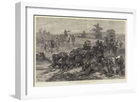 The War, Turks Hauling Guns Up to the Front-Felix Regamey-Framed Giclee Print