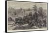 The War, Turks Hauling Guns Up to the Front-Felix Regamey-Framed Stretched Canvas