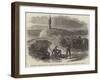 The War, Vedette Post of Austrian Uhlans Between Vienna and Presburg-null-Framed Giclee Print