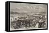 The War, Visit of the Emperor to the Camp at Chalons-Jules Pelcoq-Framed Stretched Canvas