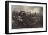 The War, Waiting at Le Mans for a Train to Tours-Charles Joseph Staniland-Framed Giclee Print