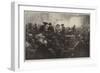 The War, Waiting at Le Mans for a Train to Tours-Charles Joseph Staniland-Framed Giclee Print