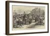 The War, Women Carrying Wounded Soldiers to the Hospital at Ivanitza-Alfred William Hunt-Framed Giclee Print