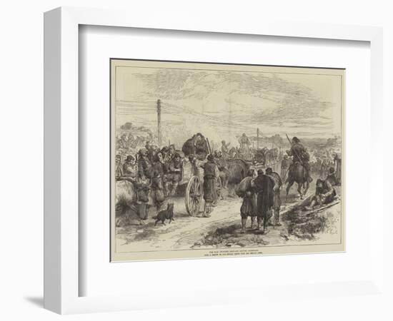 The War, Wounded Servians Leaving Alexinatz-null-Framed Giclee Print