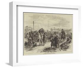 The War, Wounded Servians Leaving Alexinatz-null-Framed Giclee Print