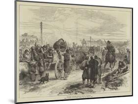 The War, Wounded Servians Leaving Alexinatz-null-Mounted Giclee Print