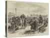 The War, Wounded Servians Leaving Alexinatz-null-Stretched Canvas