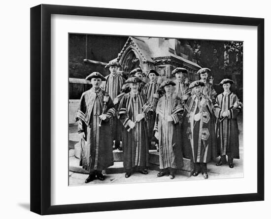 The Ward Beadles, Guildhall, London, 1926-1927-null-Framed Giclee Print