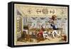 The Ward Room: Newcome and Capt. Clackett-Charles Williams-Framed Stretched Canvas