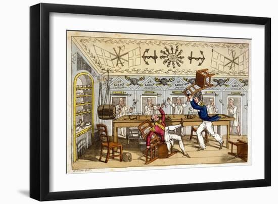 The Ward Room: Newcome and Capt. Clackett-Charles Williams-Framed Giclee Print