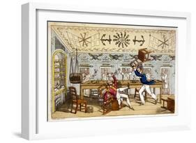 The Ward Room: Newcome and Capt. Clackett-Charles Williams-Framed Giclee Print