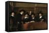 The Wardens of the Amsterdam Drapers’ Guild, known as ‘The Syndics’, 1662-Rembrandt van Rijn-Framed Stretched Canvas