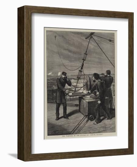 The Warfare of the Future, an Aerial Battery-null-Framed Giclee Print