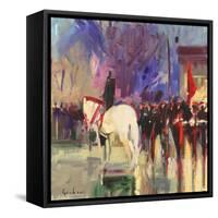 The Warhorse, Sandhurst-Peter Graham-Framed Stretched Canvas