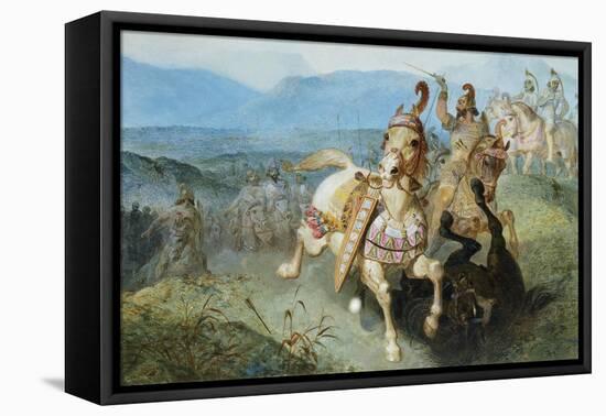 The Warhorse-Edward Henry Corbould-Framed Stretched Canvas