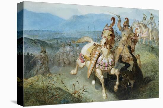 The Warhorse-Edward Henry Corbould-Stretched Canvas