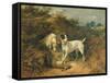 The Warrener's Friends-George Earl-Framed Stretched Canvas