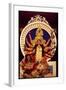 The Warrior Goddess Durga Slaying the Demon Mahesasura-null-Framed Giclee Print