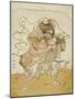 The Warrior Omori Hikoshichi Carrying a Female Demon on His Back, C.1772-Katsukawa Shunsho-Mounted Giclee Print