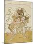 The Warrior Omori Hikoshichi Carrying a Female Demon on His Back, C.1772-Katsukawa Shunsho-Mounted Giclee Print