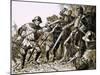 The Wars of the Roses. the Final Battle at Barnet-null-Mounted Giclee Print