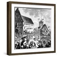 The Wartburg Festival, Germany, 12 June 1848-null-Framed Giclee Print