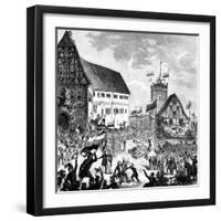 The Wartburg Festival, Germany, 12 June 1848-null-Framed Giclee Print